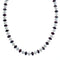 Native American Sterling Silver Mother of Pearl And Agate Bead Necklace AX126079